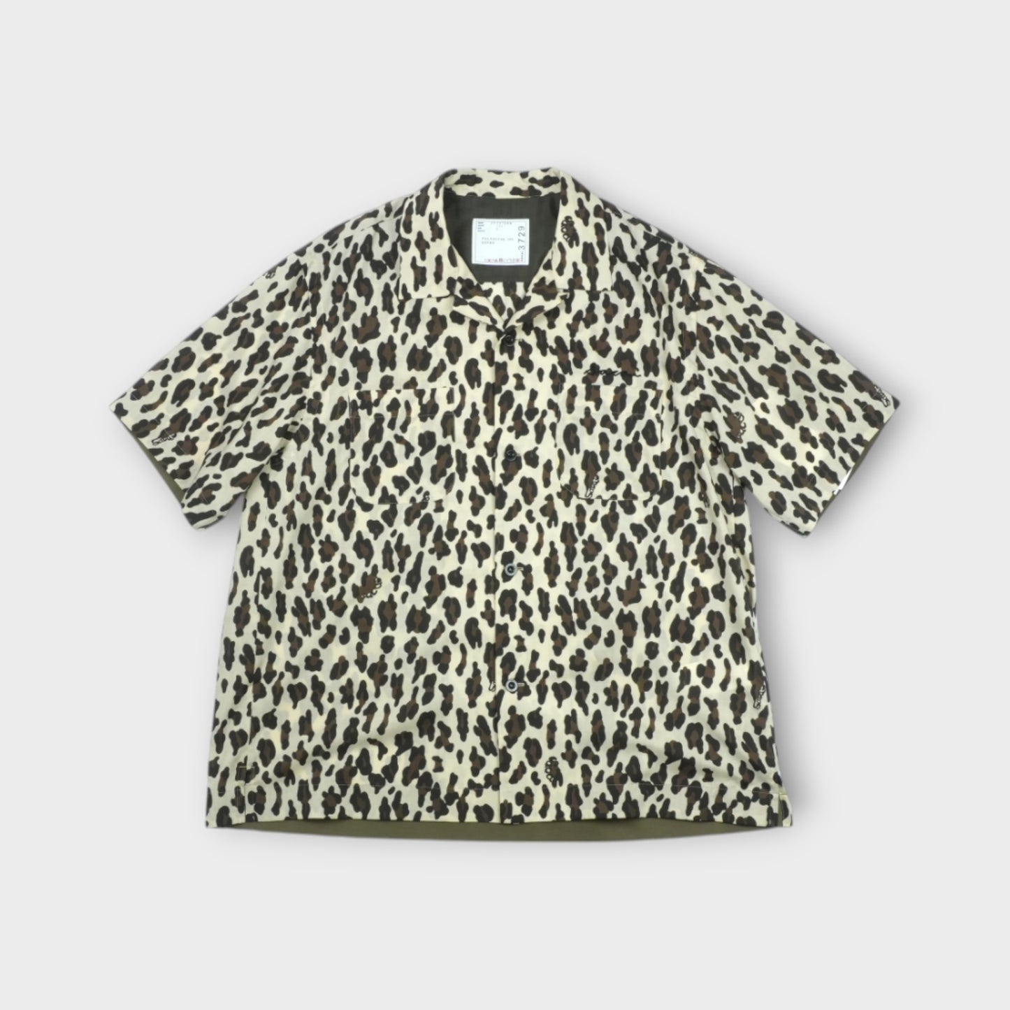 sacai Leopard Print Shirt
