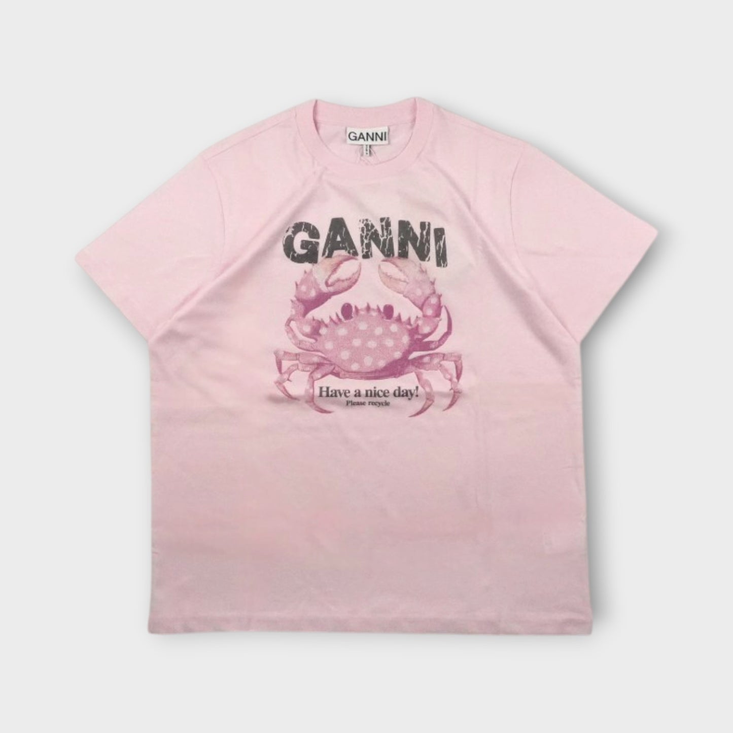 GANNI Basic Cotton Jersey T-shirt