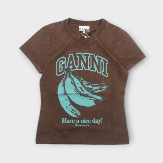 GANNI Future Jersey Baby Fit Banana