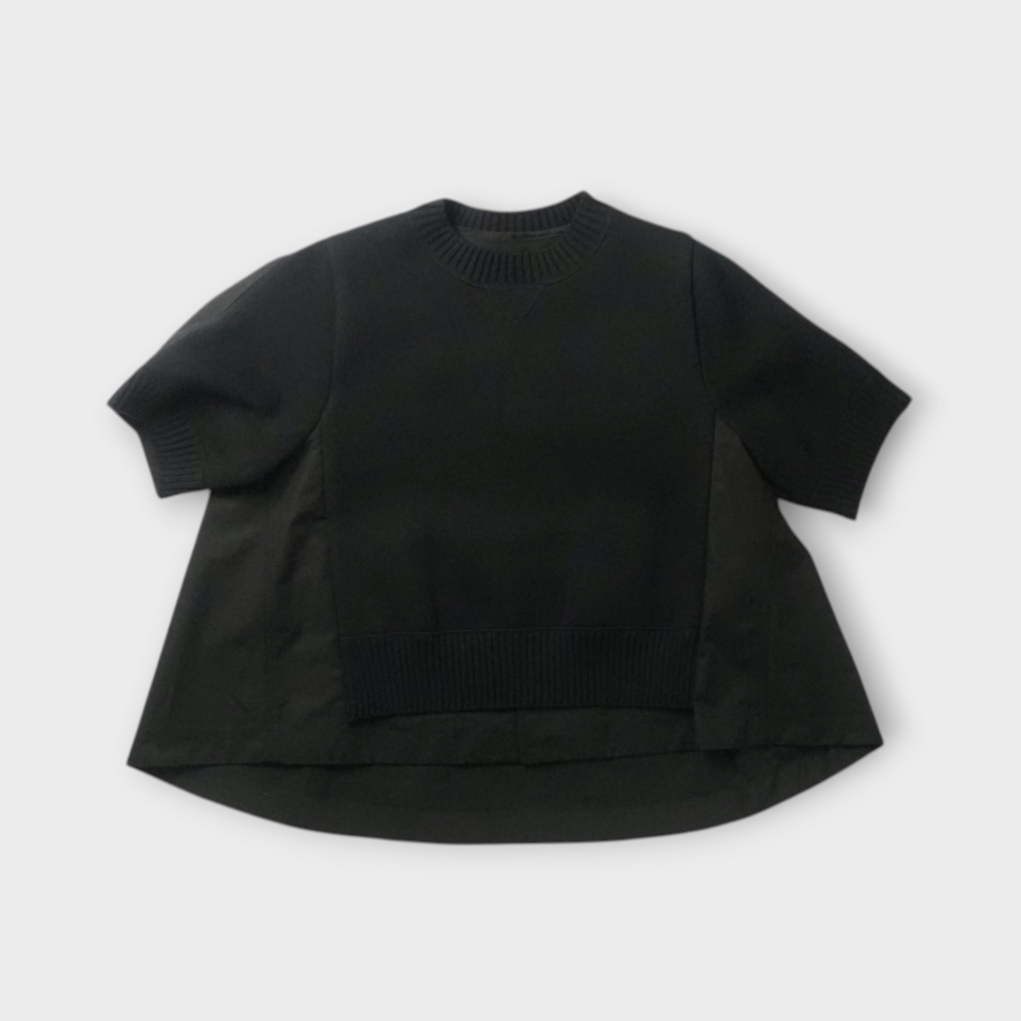 sacai WOMEN Cotton Weather x Cotton Cashmere Knit PO