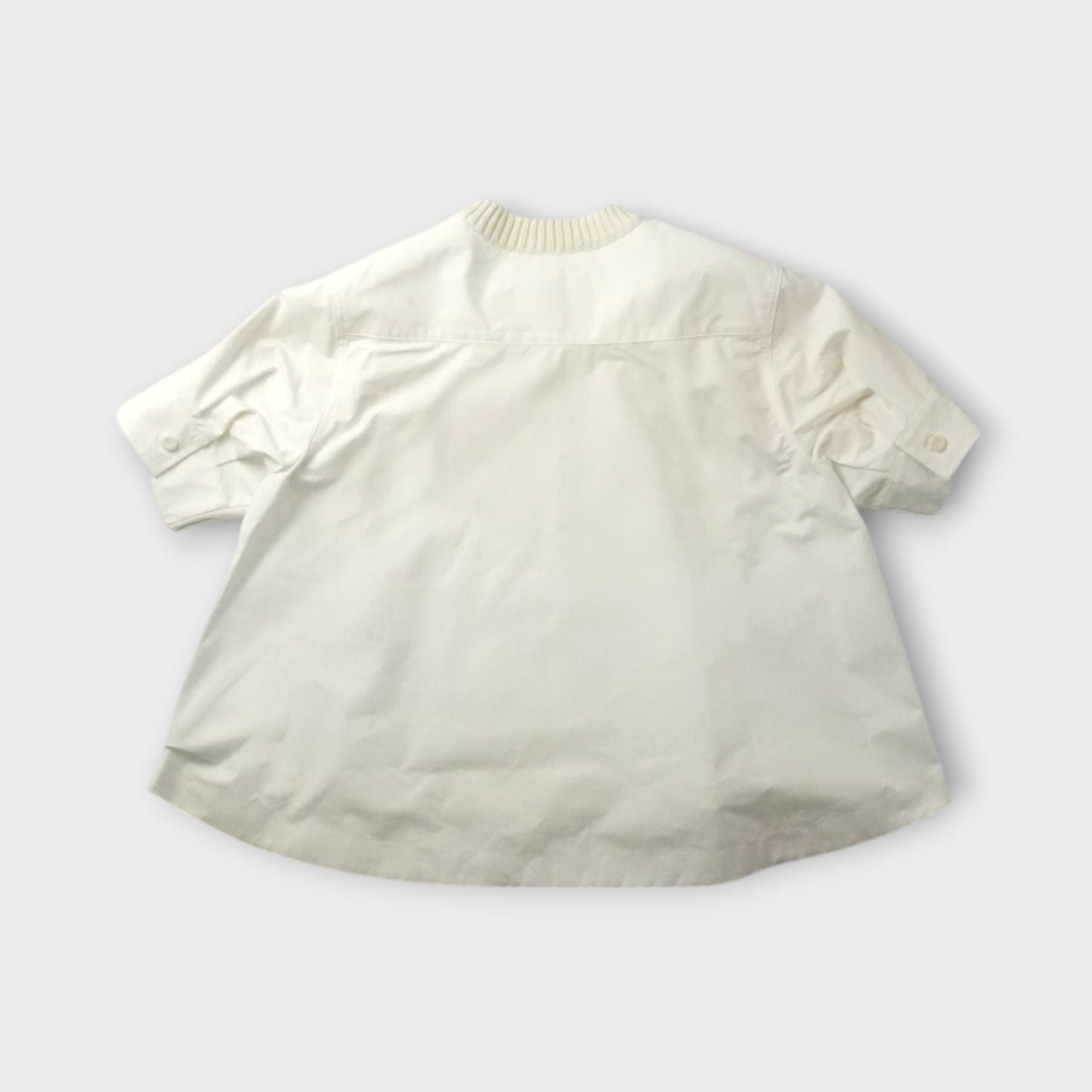 sacai WOMEN Cotton Weather x Cotton Cashmere Knit PO