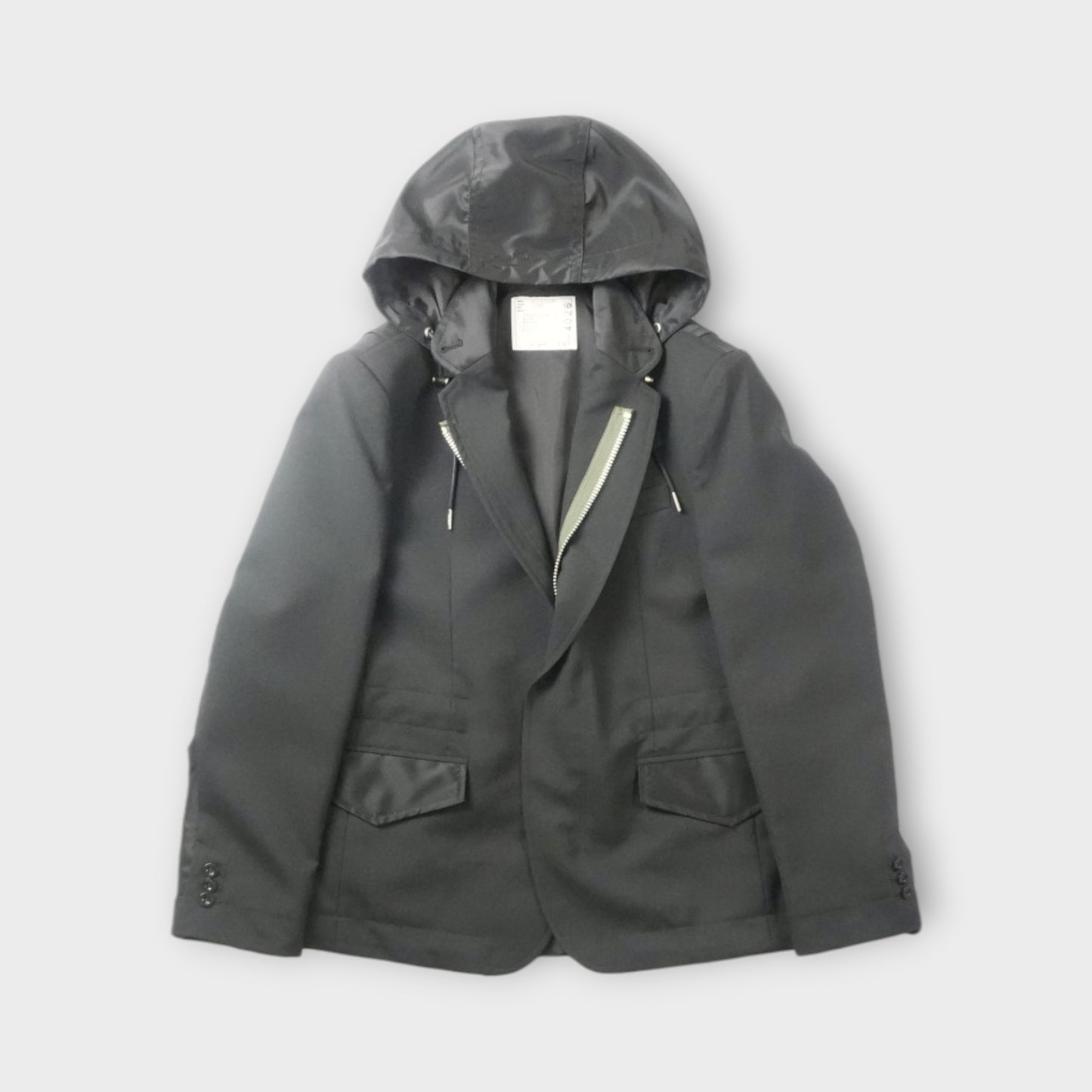 sacai MEN Suiting x Nylon Twill Jacket