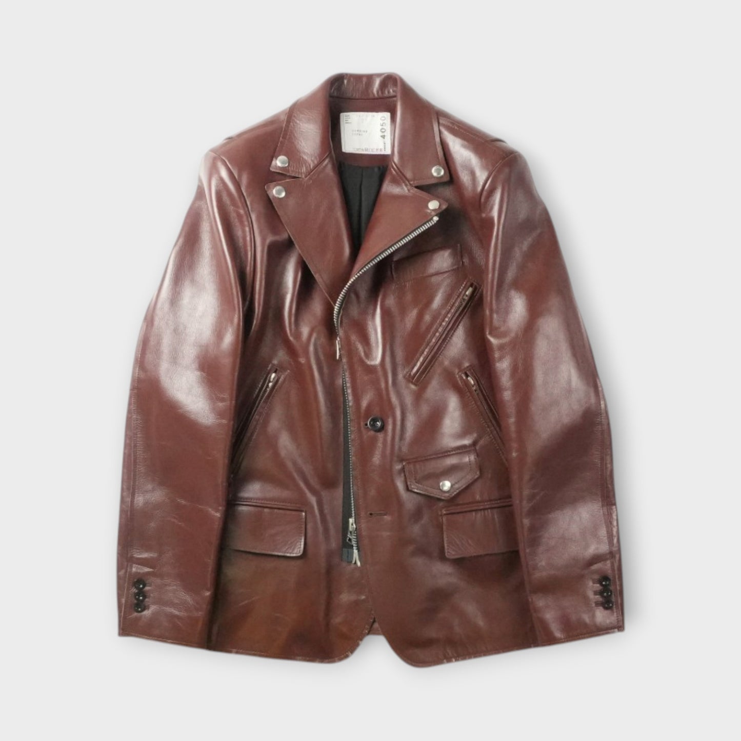 sacai MEN Leather Jacket