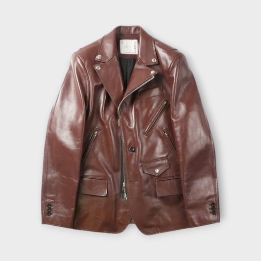 sacai MEN Leather Jacket