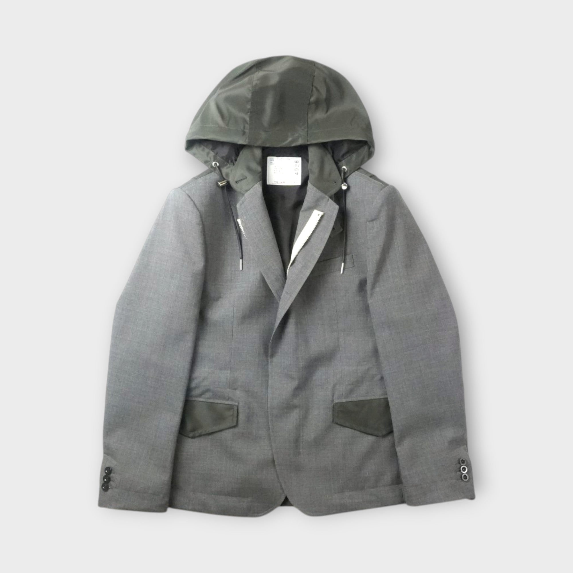 sacai MEN Suiting x Nylon Twill Jacket – mou by ACROPOLIS