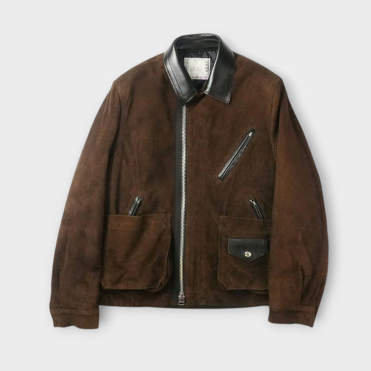 sacai MEN Suede Blouson