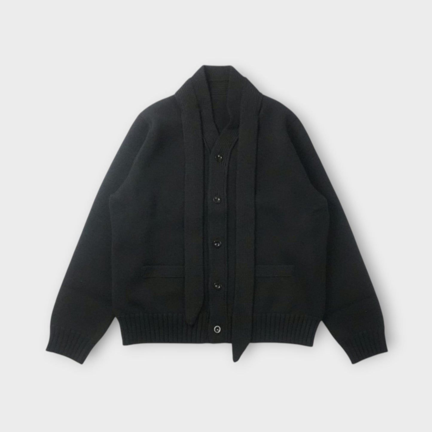 sacai MEN Wool Knit Cardigan