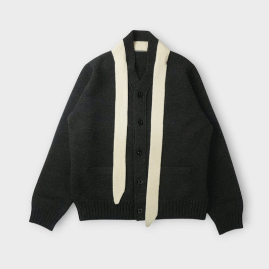 sacai MEN Wool Knit Cardigan