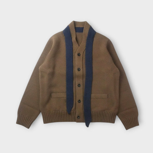 sacai MEN Wool Knit Cardigan