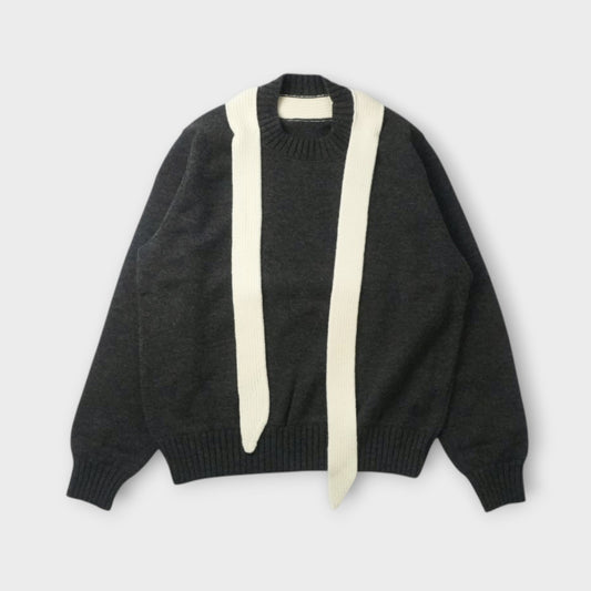 sacai MEN Wool Knit Pullover