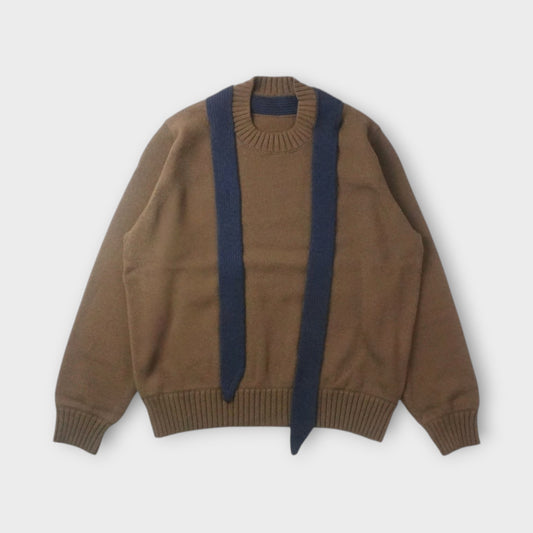 sacai MEN Wool Knit Pullover