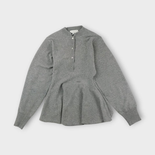 STELLA McCARTNEY PEPLUM KNIT BUTTOM TOP