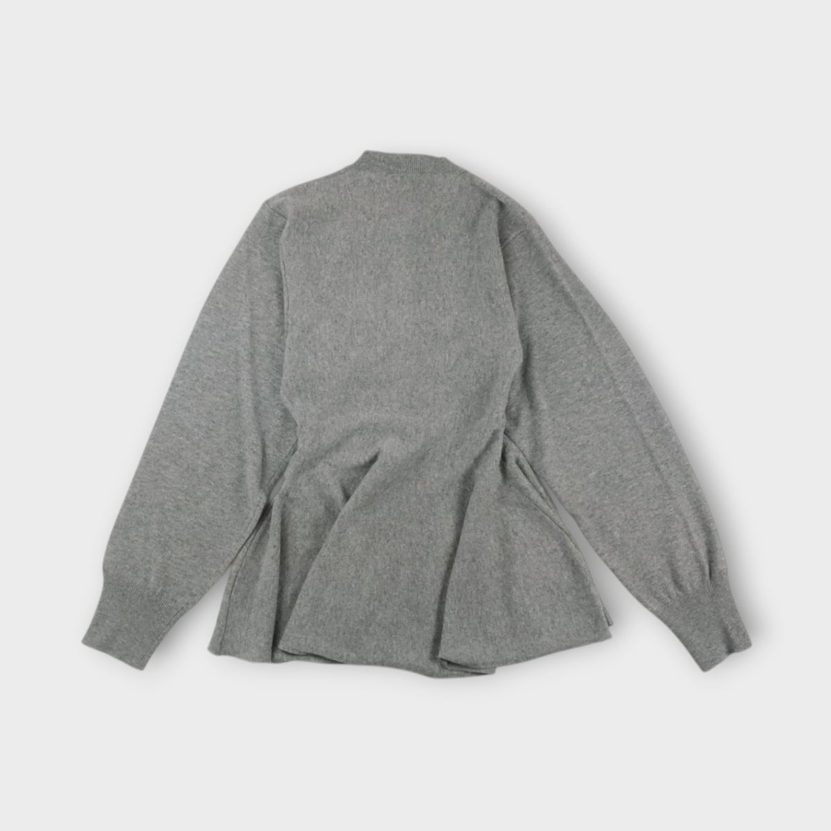 STELLA McCARTNEY PEPLUM KNIT BUTTOM TOP