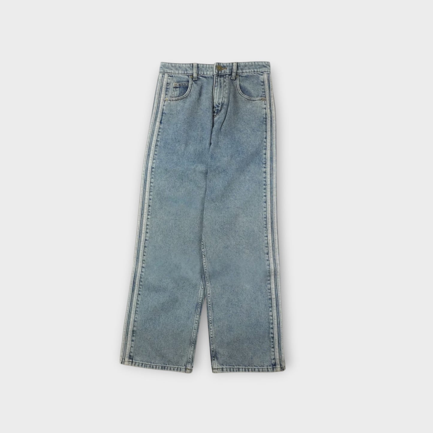 adidas FIREBIRD ADICOLOR DENIM PANTS LIGHT WASH