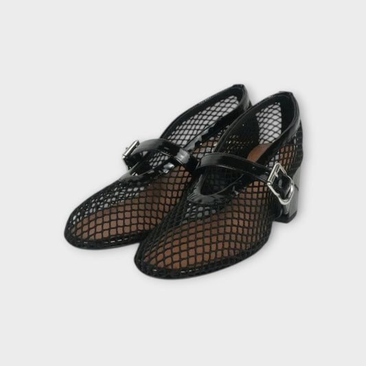 ALAÏA PUMPS 55 FISHNET