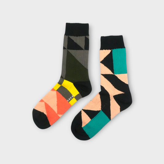 sacai x A.P.C. UNISEX Quilts Socks