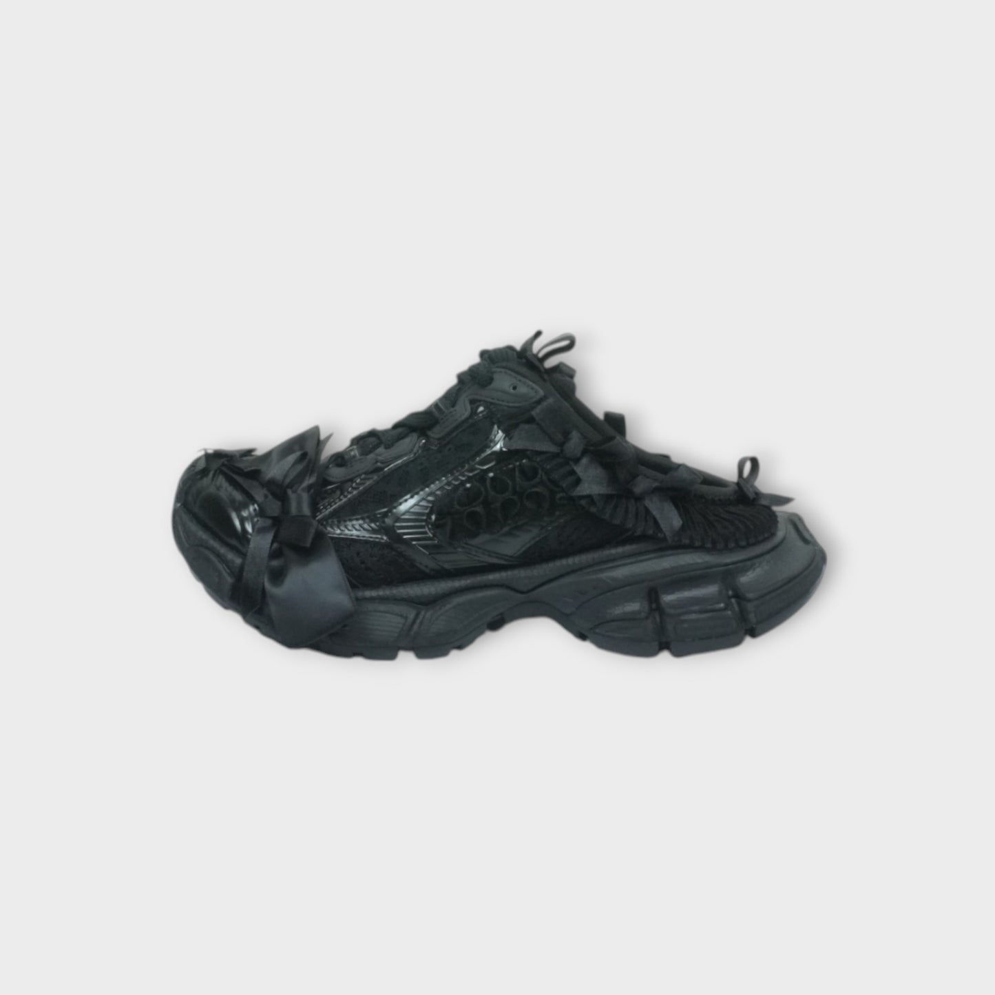 BALENCIAGA 3XL LACE MULE/RUB/W