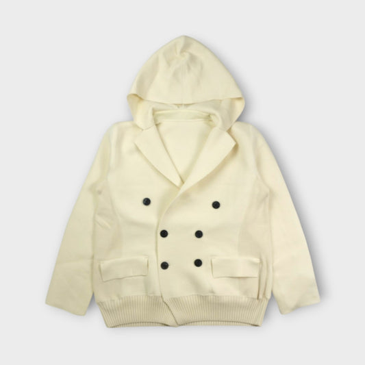 sacai WOMEN Cotton Cashmere Knit Jacket