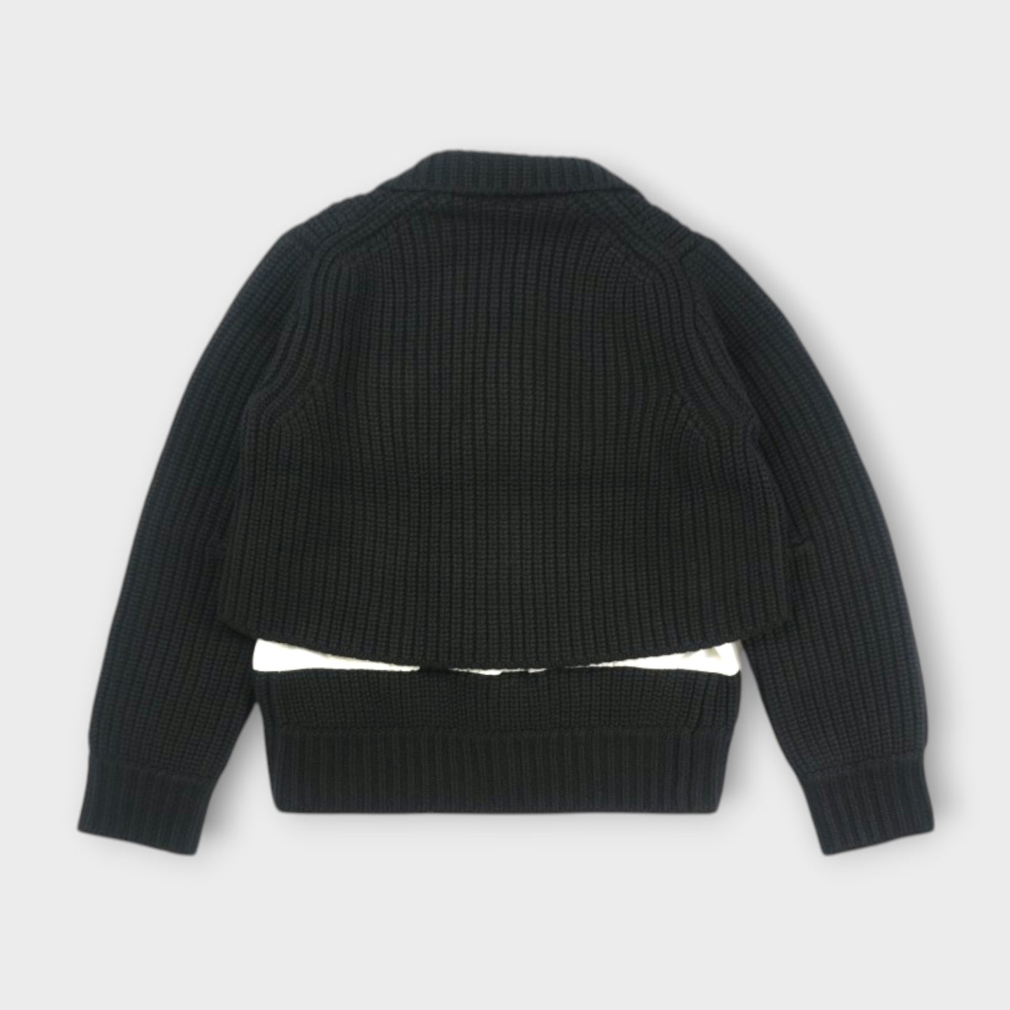 sacai WOMEN Wool Knit x Suiting Jacket