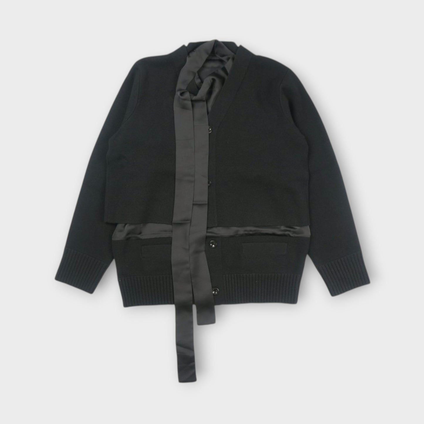 sacai WOMEN Wool Knit Cardigan