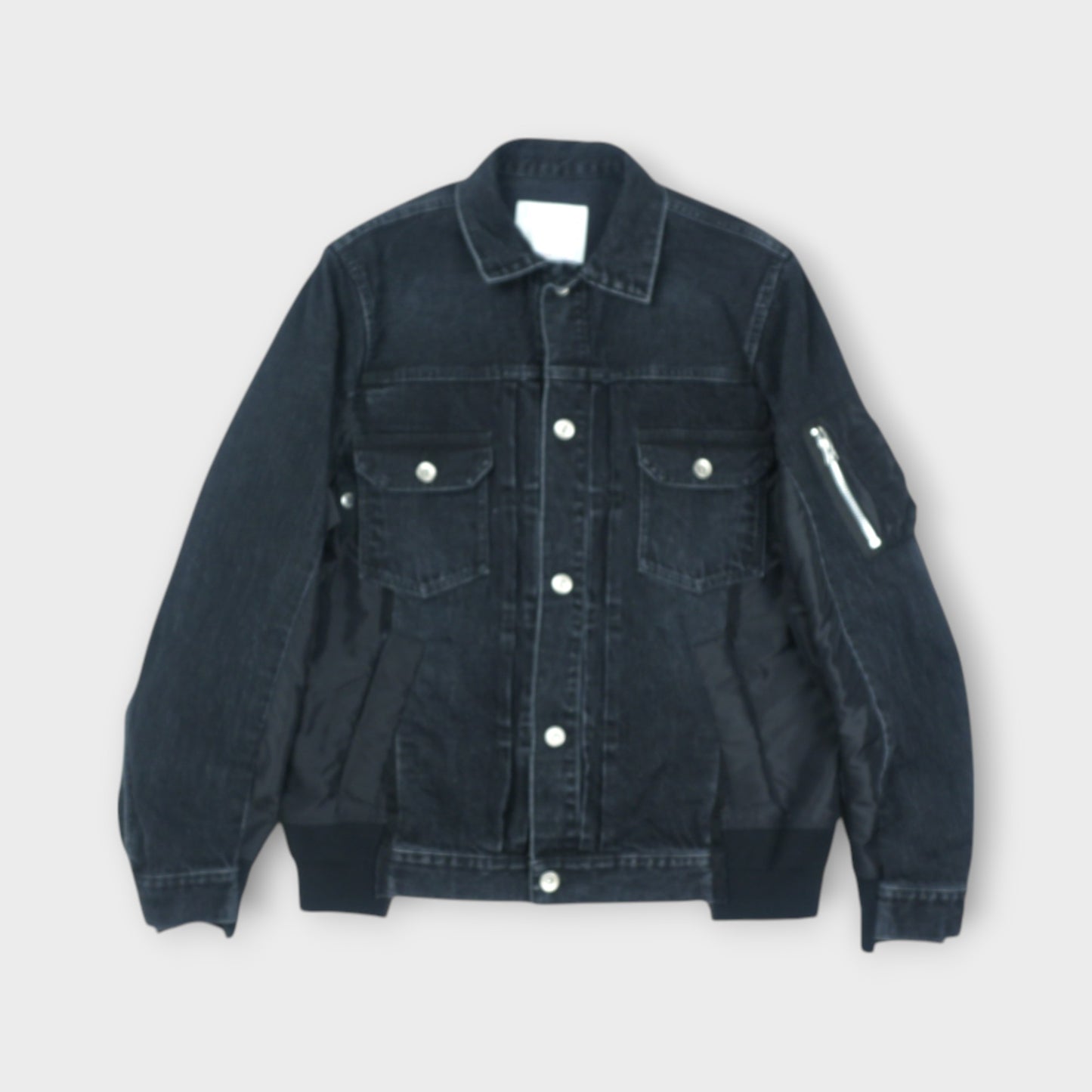 sacai Denim x Nylon Twill Jacket