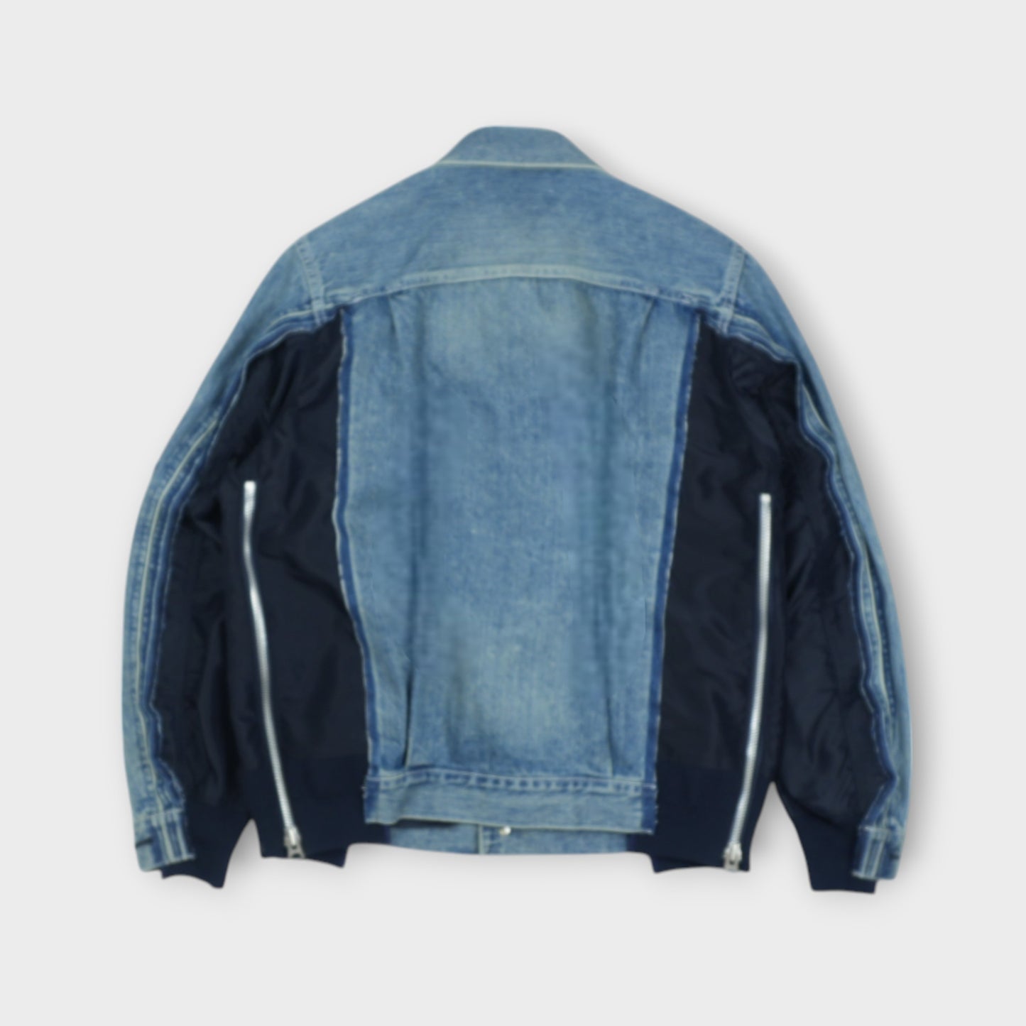 sacai Denim x Nylon Twill Jacket