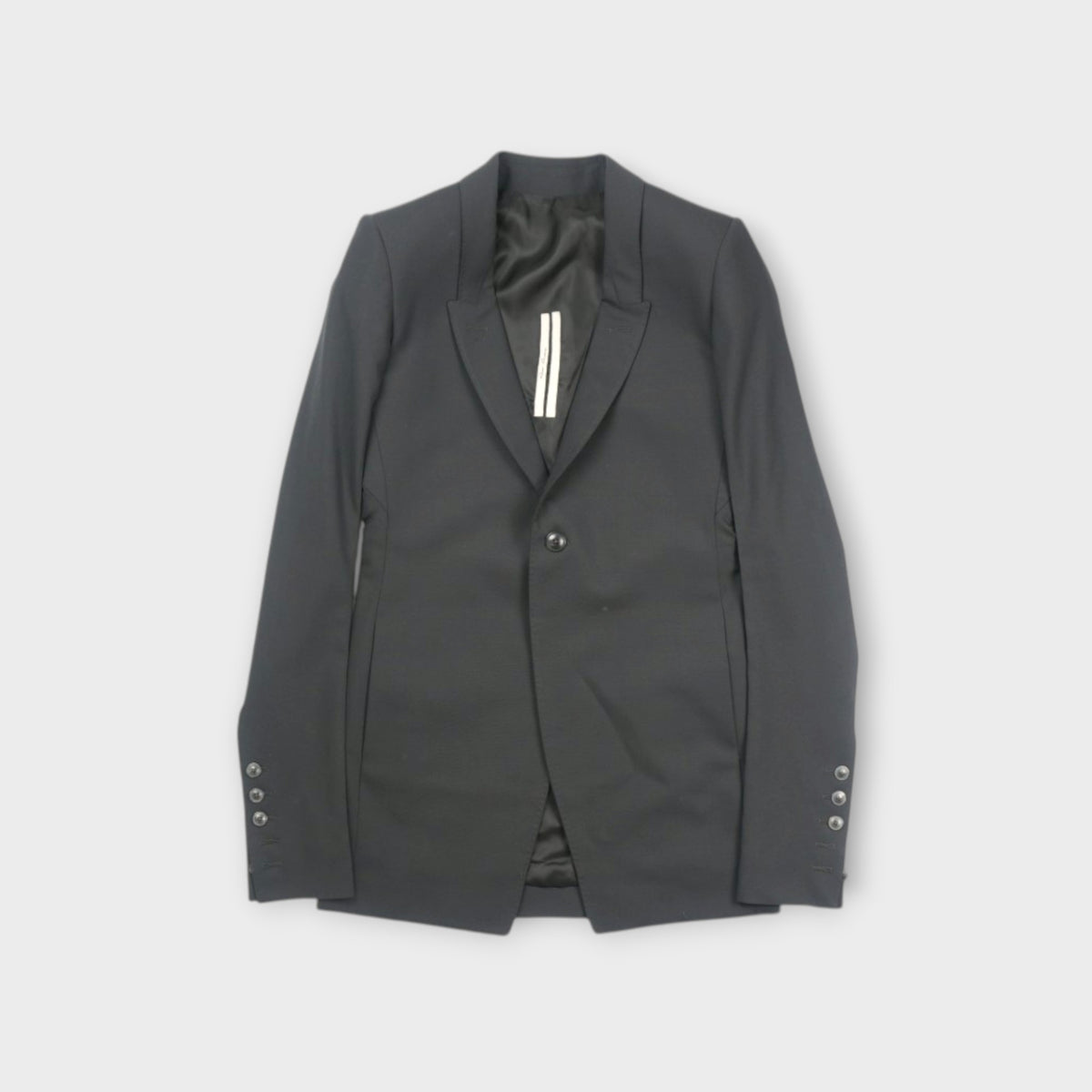 Rick Owens single-breasted buttoned blazer