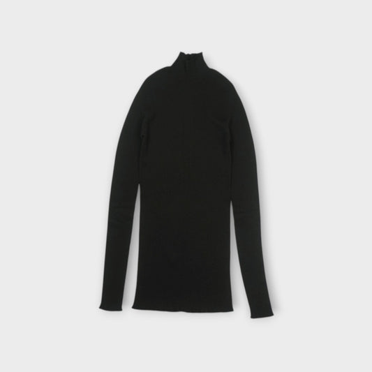 Rick Owens Ribbed Lupetto High Neck Sweater