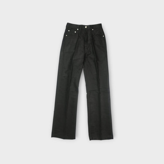 Rick Owens tower geth jeans in ramie moleskin