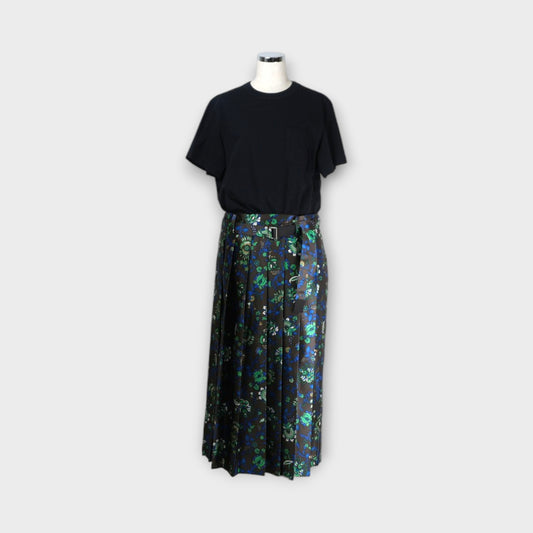 sacai WOMEN Floral Print x Cotton Jersey Dress