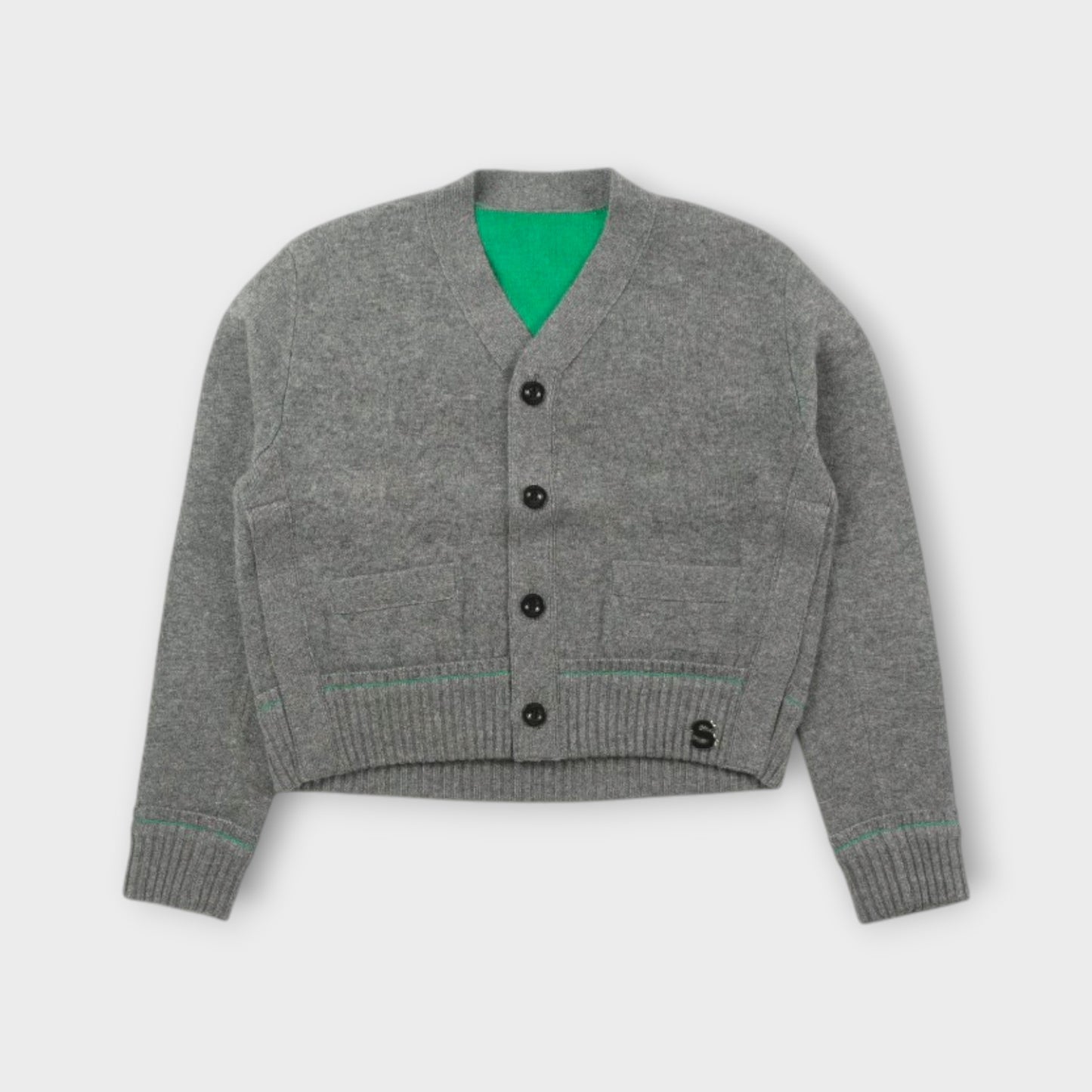 sacai WOMEN Wool Knit Cardigan