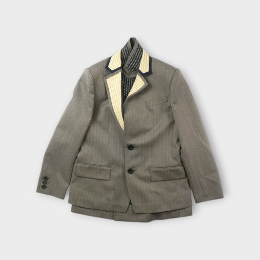 sacai WOMEN Herringbone Suiting Jacket