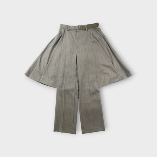 sacai WOMEN Herringbone Suiting Pants