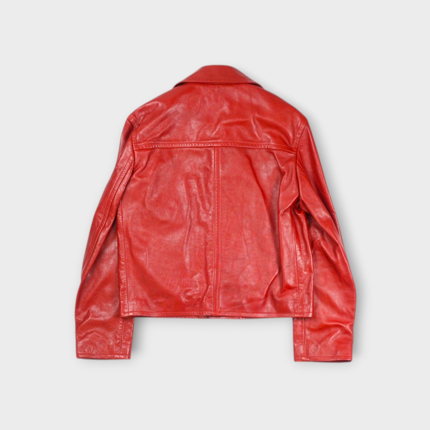 WALES BONNER KAMALA LEATHER JACKET