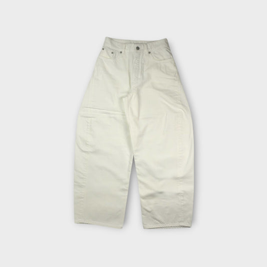 ALAÏA RODEO PANTS DENIM LIGHT WHITE