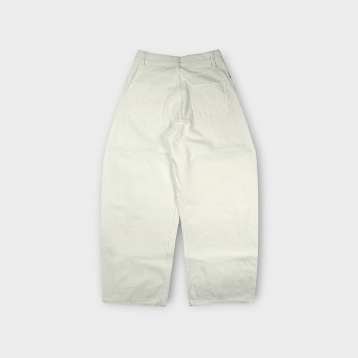 ALAÏA RODEO PANTS DENIM LIGHT WHITE