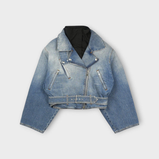 ALAÏA LAYERED JACKET FADED RAW