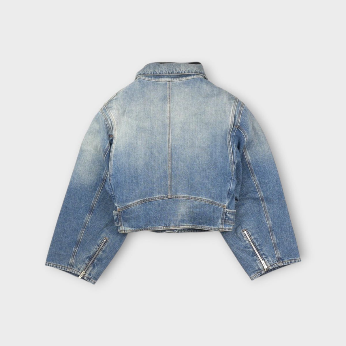 ALAÏA LAYERED JACKET FADED RAW
