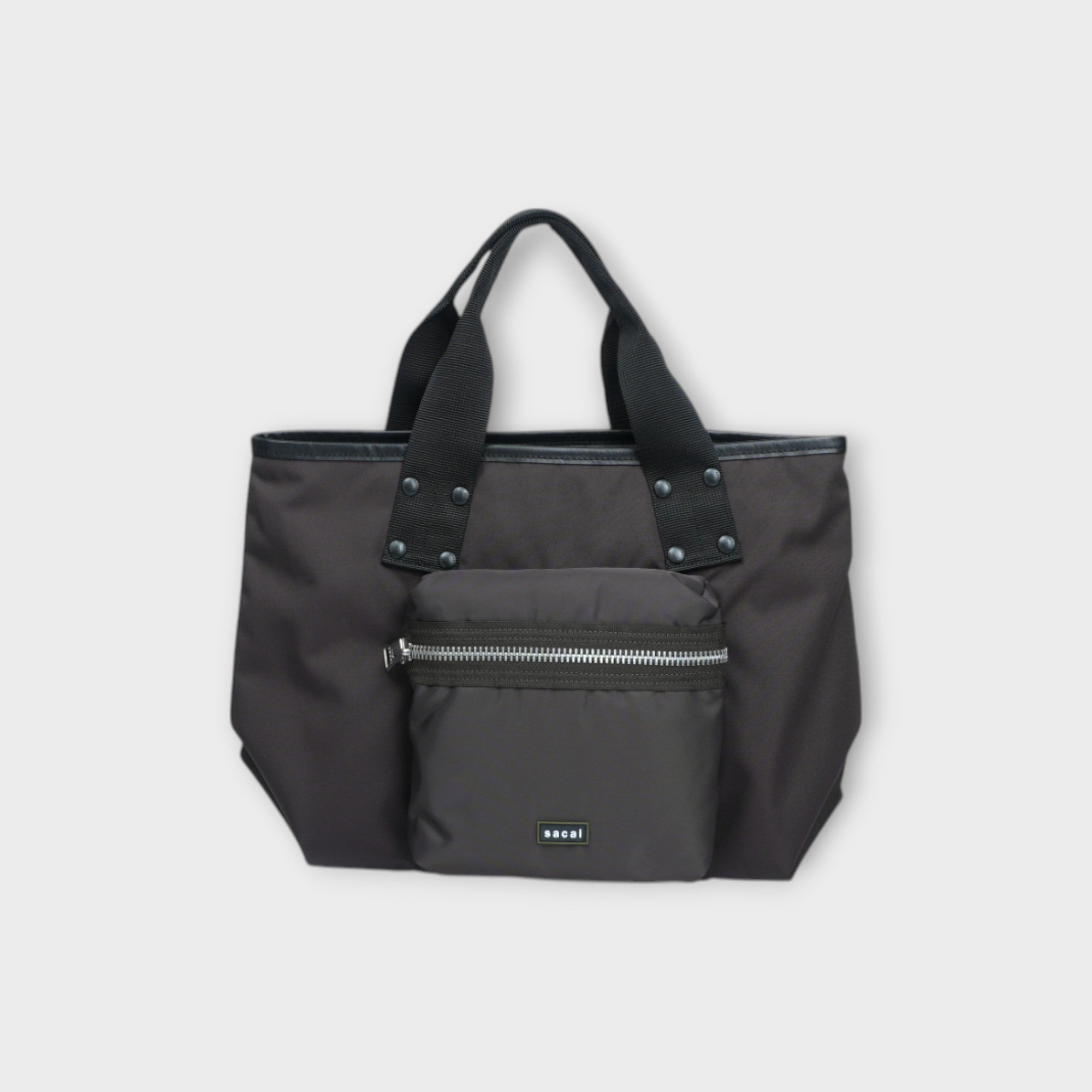 SACAI♡ Pocket Tote Bag Medium - BROWN 601 sacai Brown Pocket Large Tote Sacai