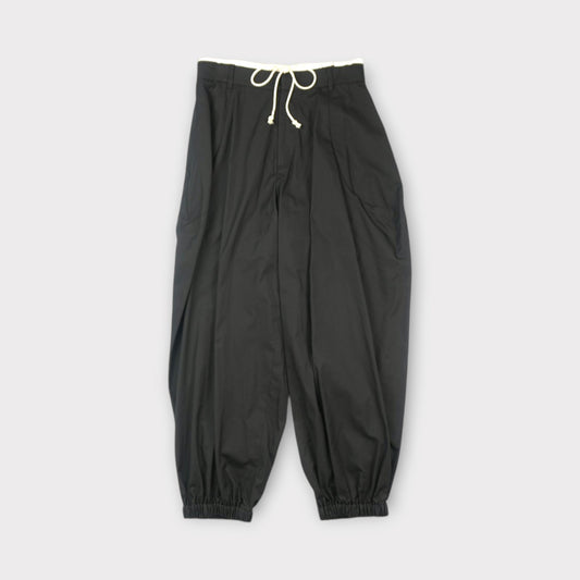 leur logette cotton silk twill pants