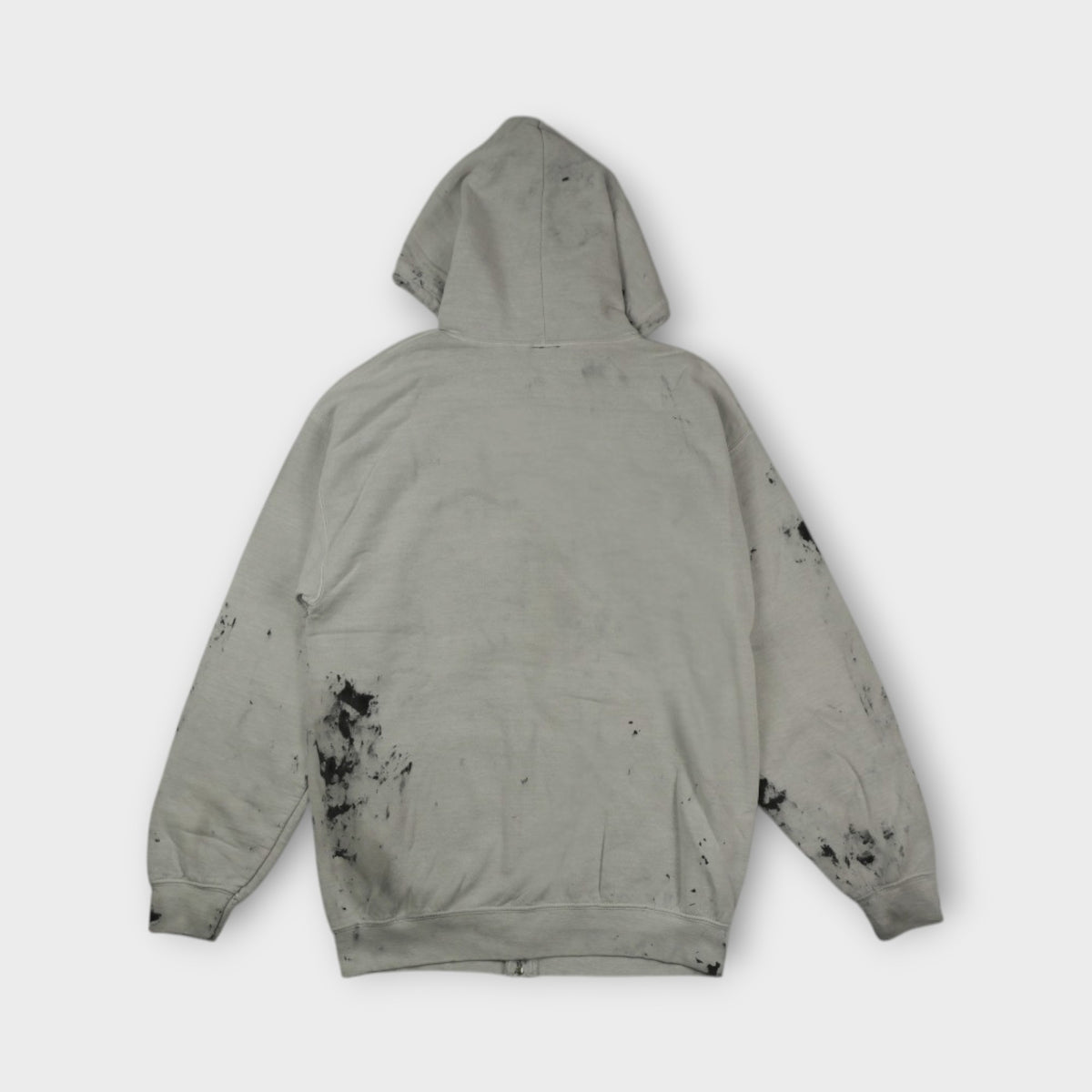 WESTFALL 5 COLOR NATURE GRAPHIC ON HAND-DYED ZIP-UP HOODIE