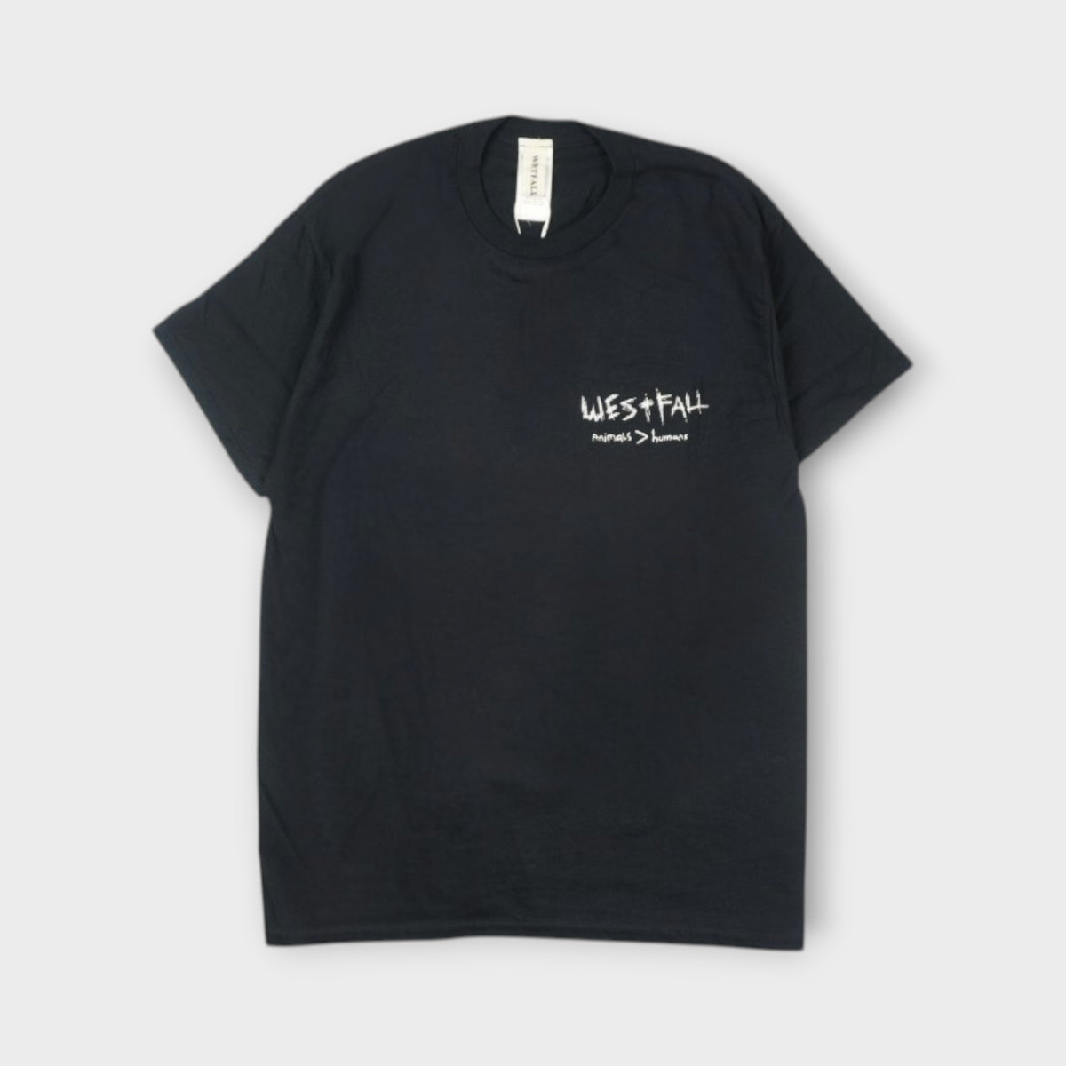 WESTFALL WESTFALL ANIMALS HUMANS GRAPHIC ON SS TEE