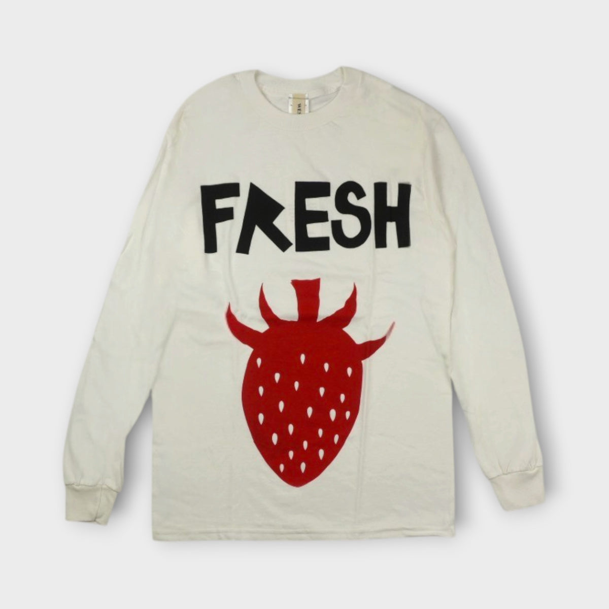 WESTFALL SINGLE BERRY FRESH BLACK & RED GRAPHIC ON LS TEE