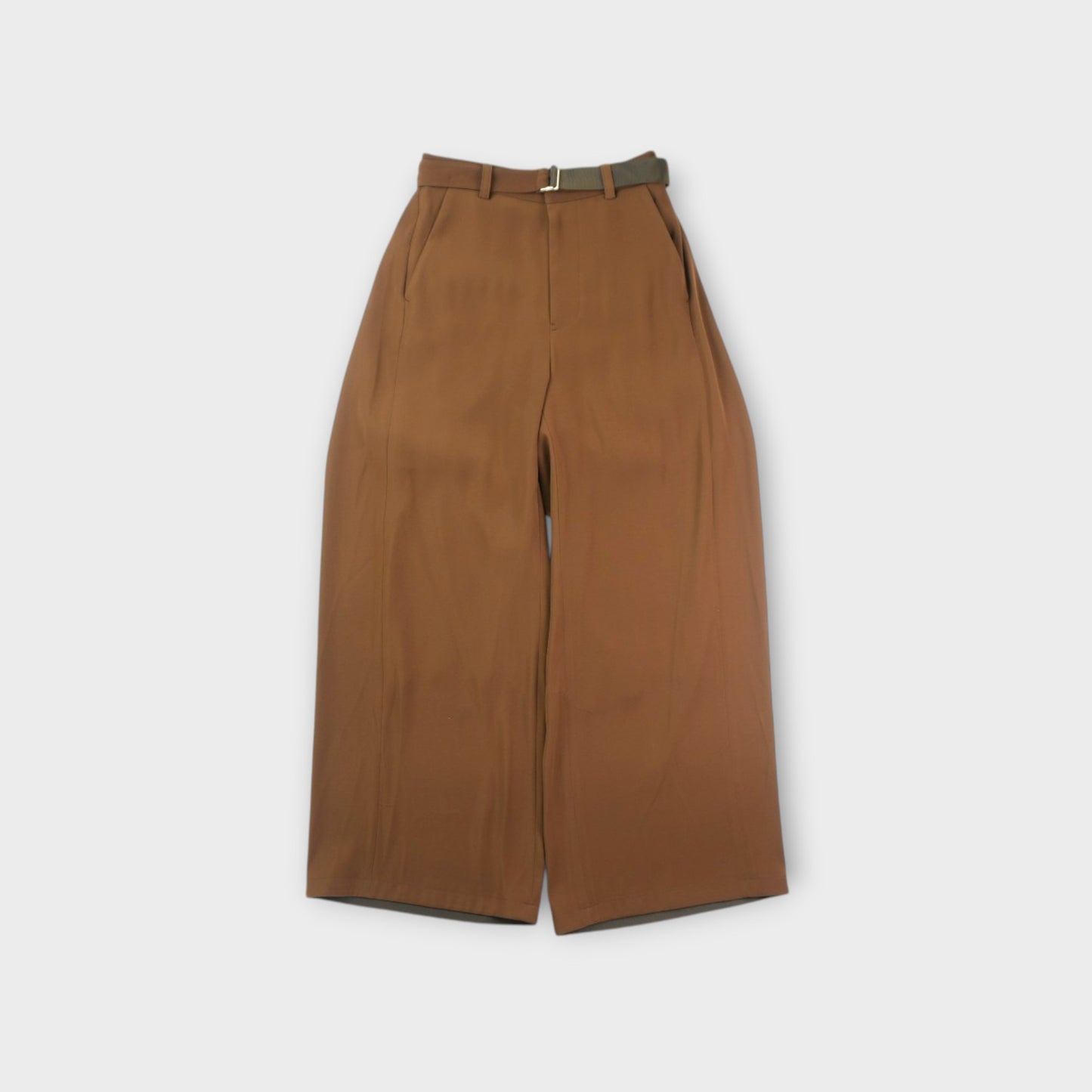 sacai WOMEN Crepe Back Satin Pants