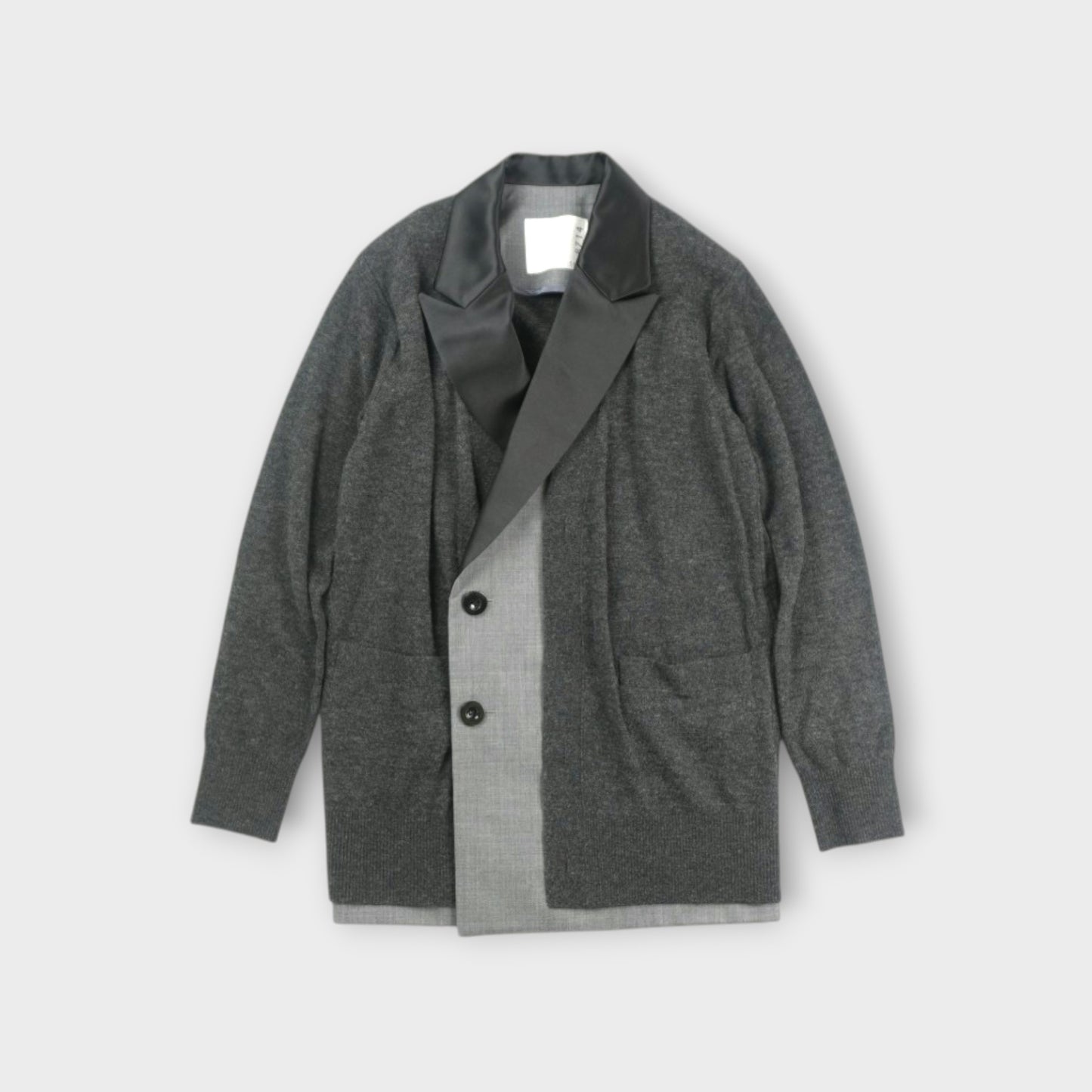 sacai WOMEN Suiting x Wool Knit Cardigan