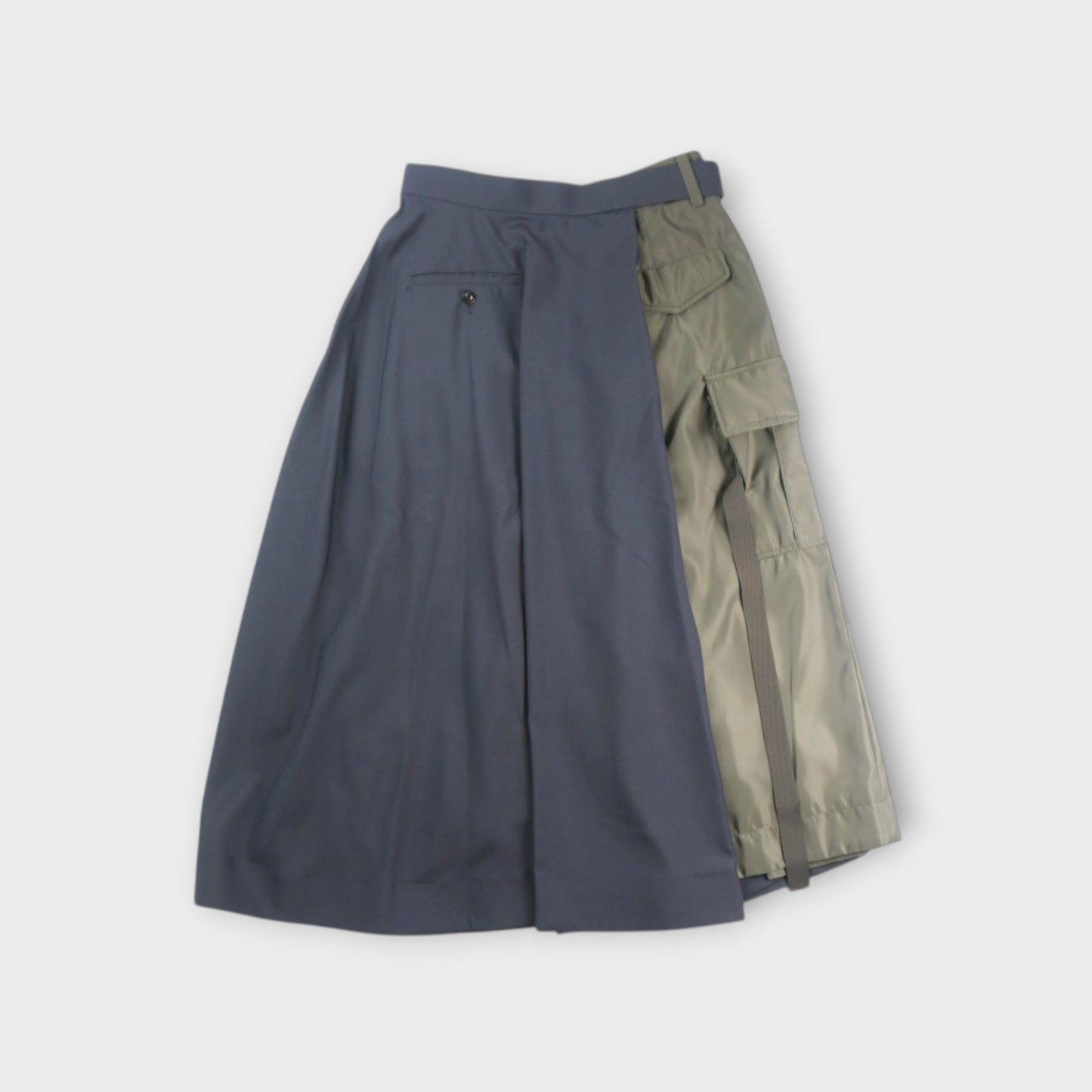 sacai WOMEN Nylon Twill x Suiting Skirt
