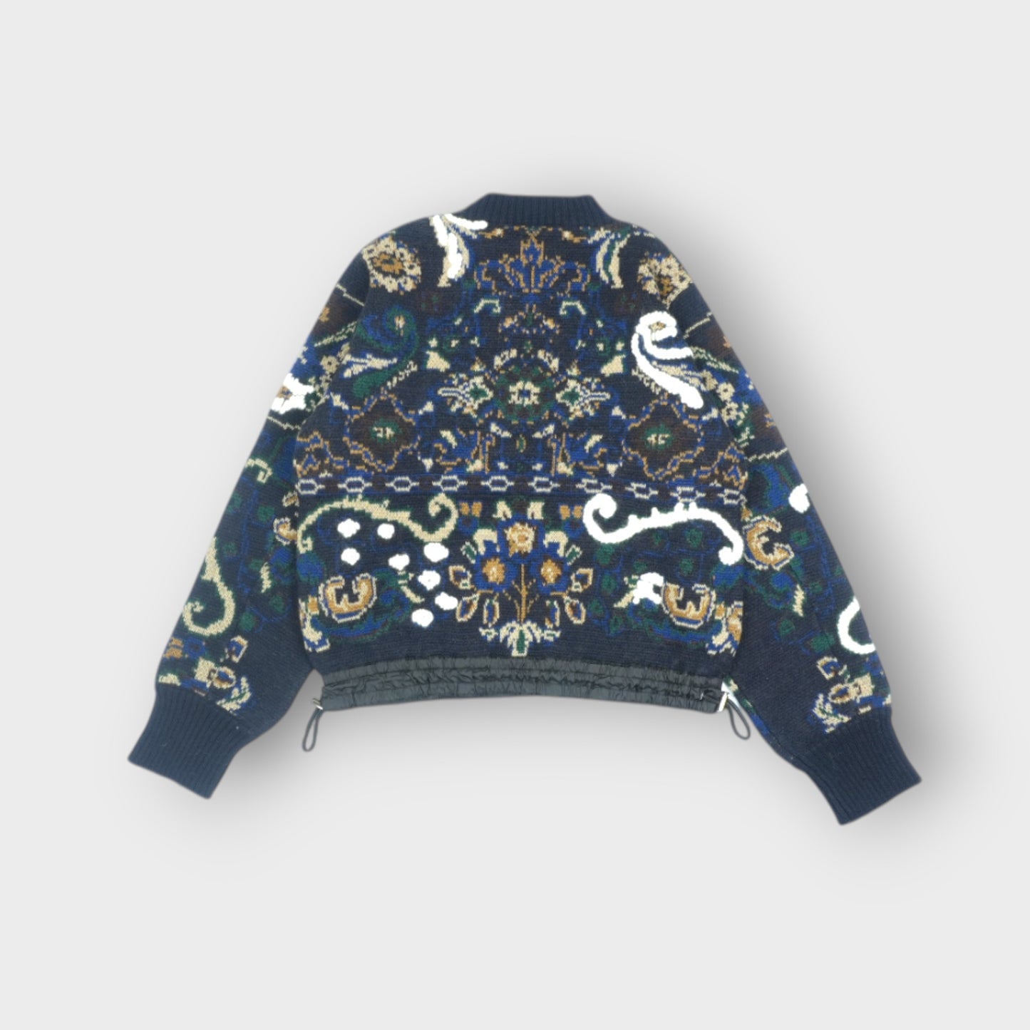 sacai Floral Jacquard Knit Pullover
