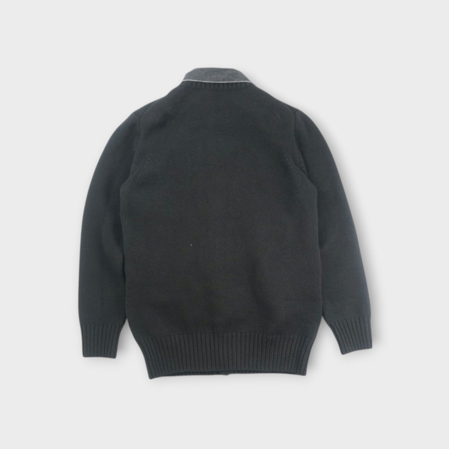 sacai WOMEN Denim x Wool Knit Cardigan