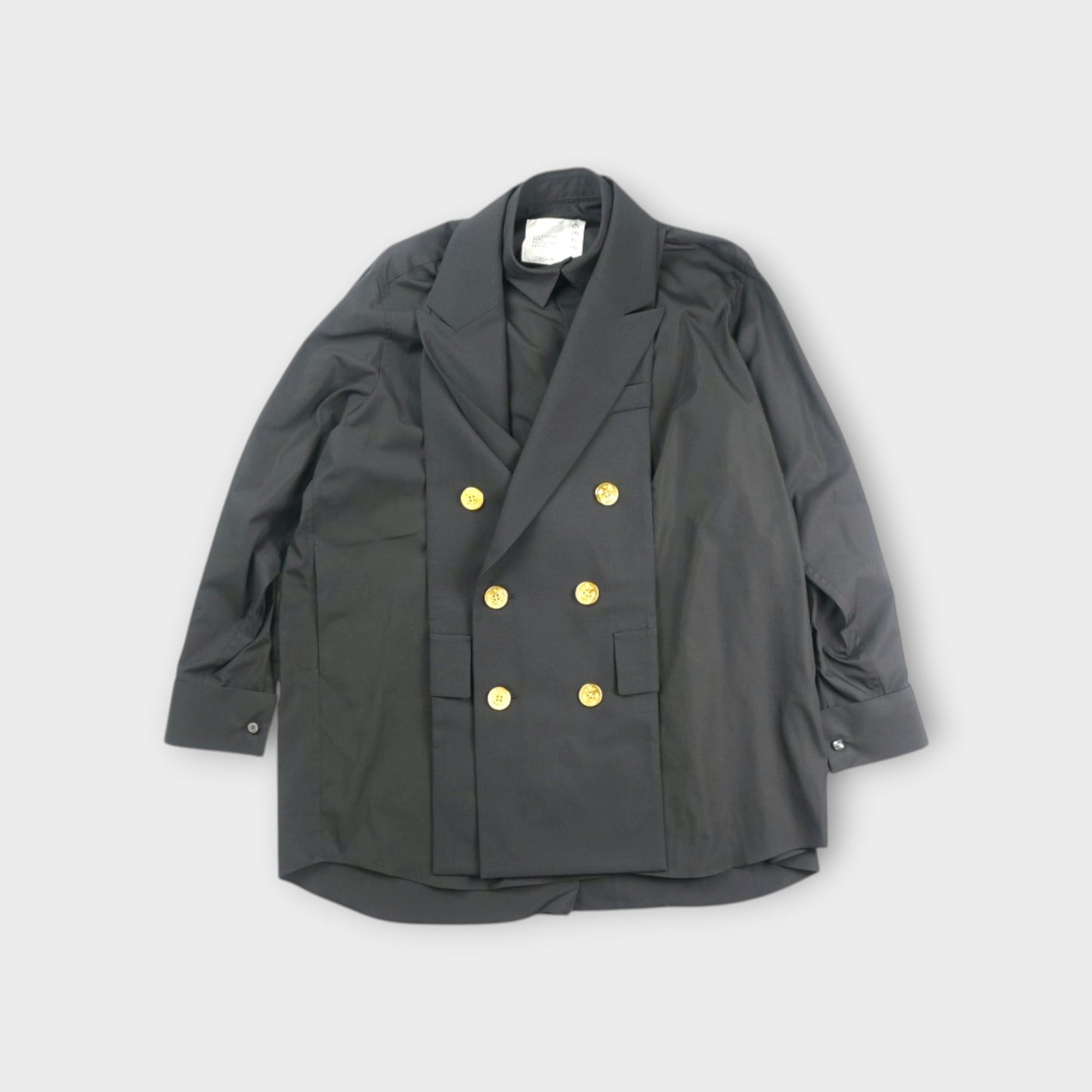 sacai WOMEN Poplin x Suiting Shirt