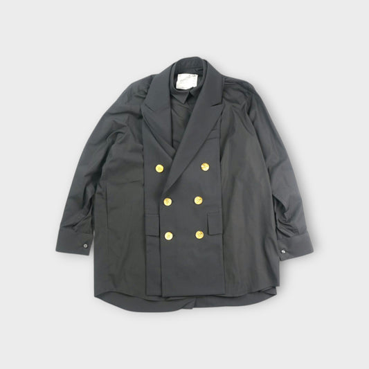 sacai WOMEN Poplin x Suiting Shirt